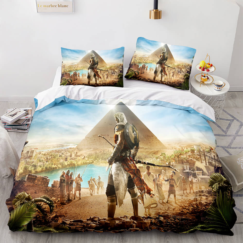 Assassin sCreedOdysseyBeddingSetDuvetCoversComforterBedSheets 19