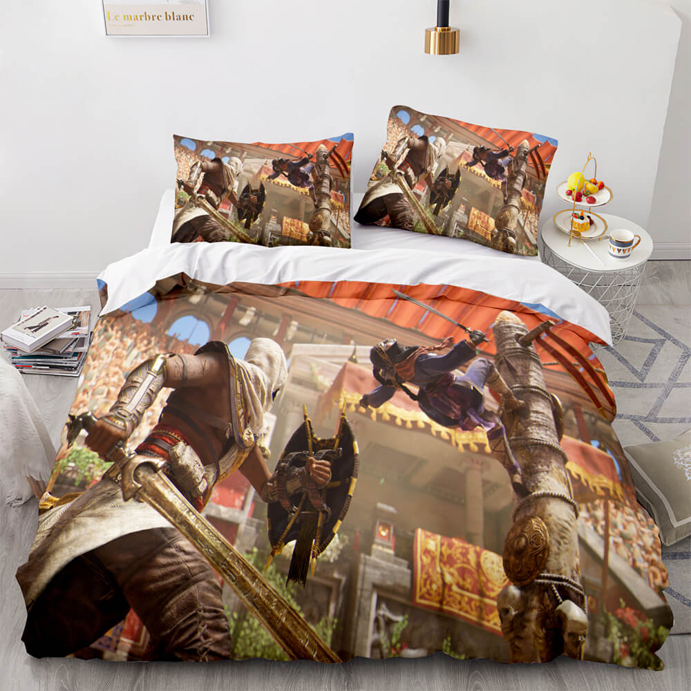 Assassin sCreedOdysseyBeddingSetDuvetCoversComforterBedSheets 2