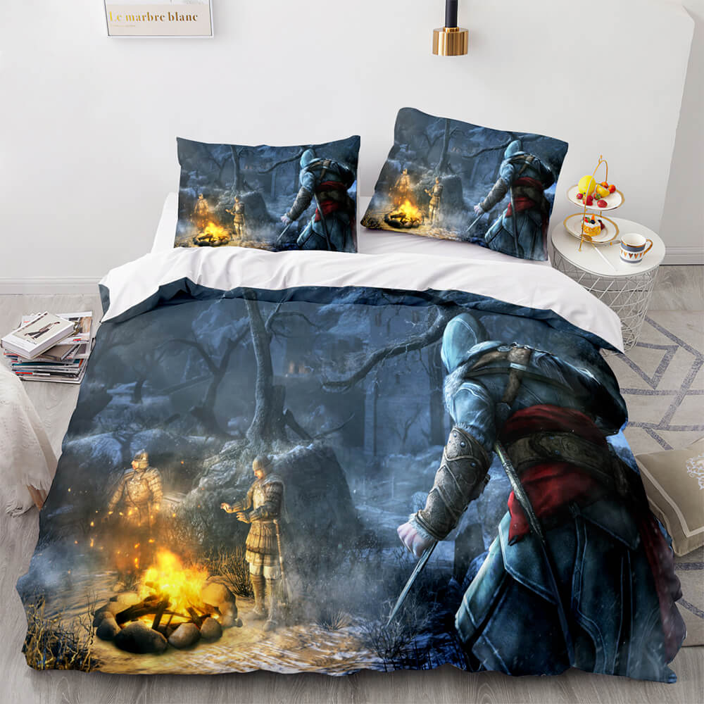 Assassin sCreedOdysseyBeddingSetDuvetCoversComforterBedSheets 8