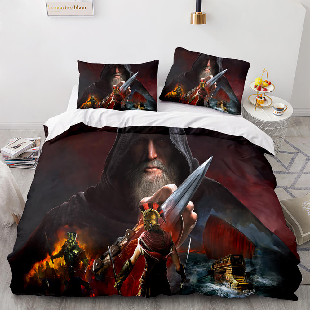 Assassin sCreedOdysseyCosplayBeddingSetDuvetCoversBedSheets 2