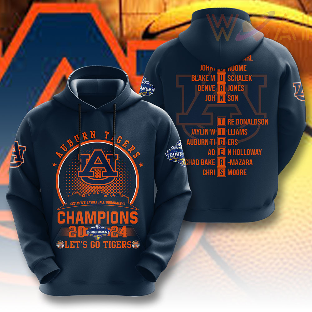 Auburn Tigers Navy Hoodie WOAHTEE0424ZJ