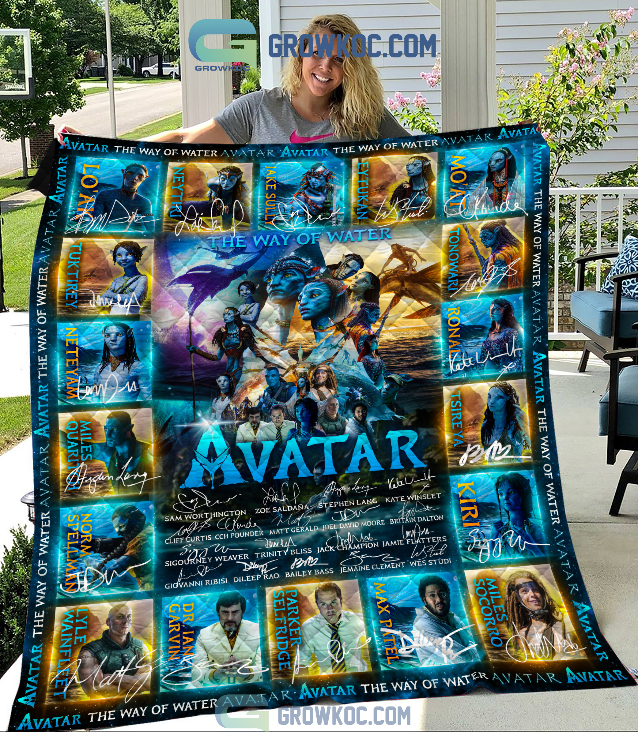 Avatar 2 The Way Of Water Fleece Blanket Quilt2B01 uOmA3