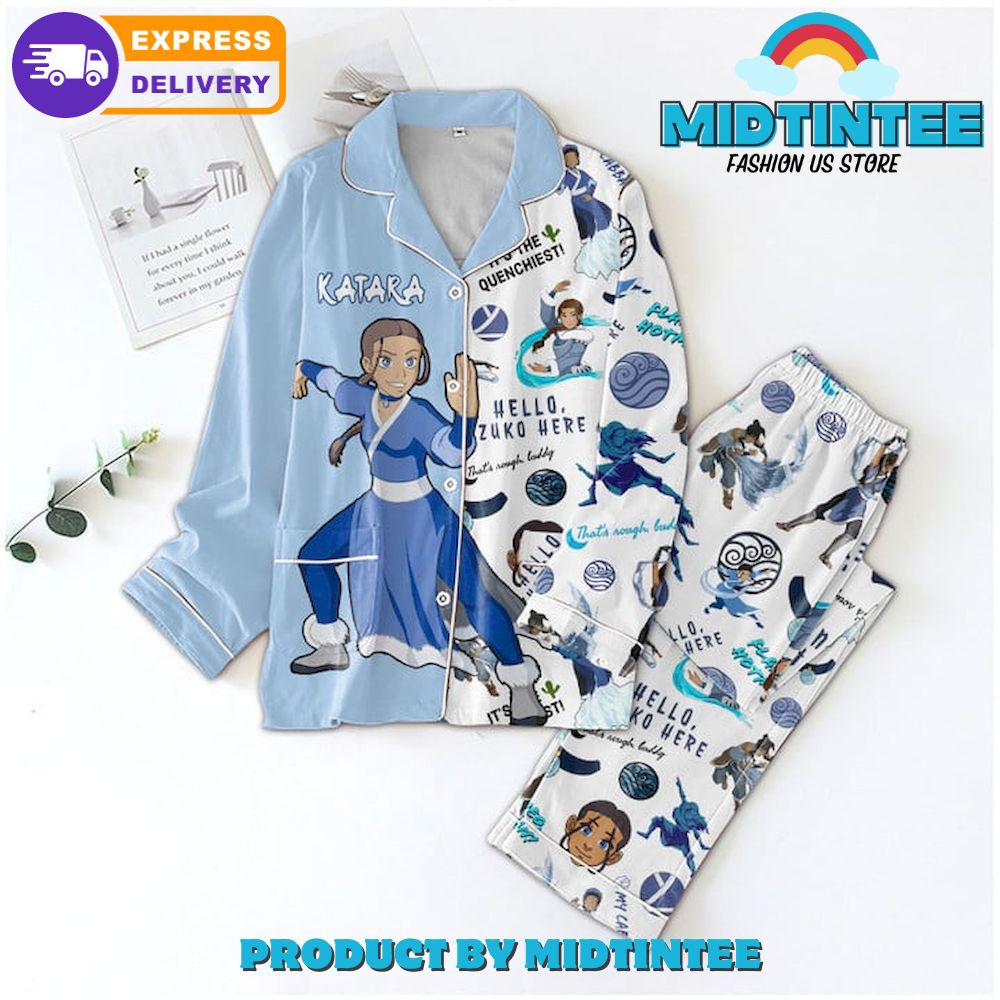 Avatar The Last Airbender Katara Pajamas Set1