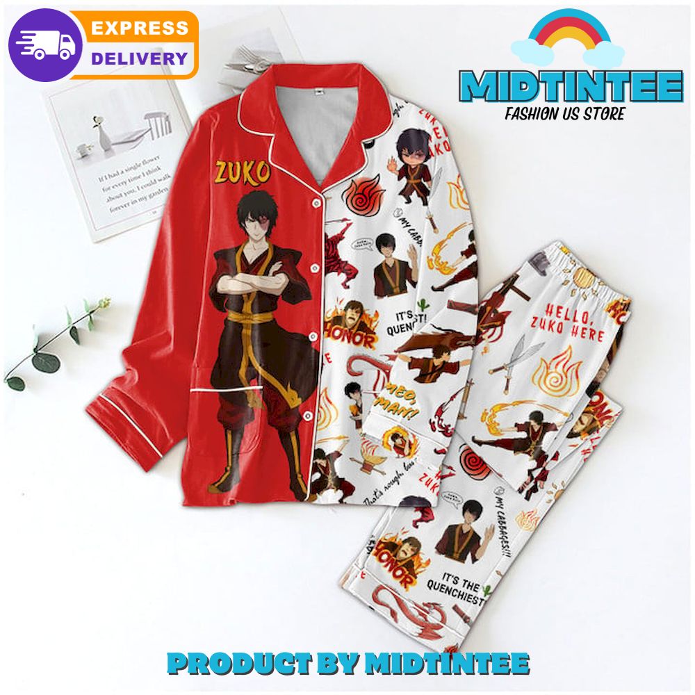 Avatar The Last Airbender Zuko Pajamas Set1