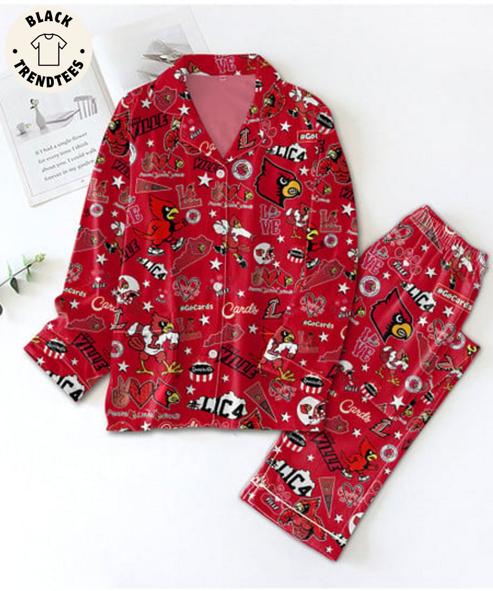 BEST Carcls Gocards Ville Lic4 Mascot Design Red Pijamas Set 61cc91 0