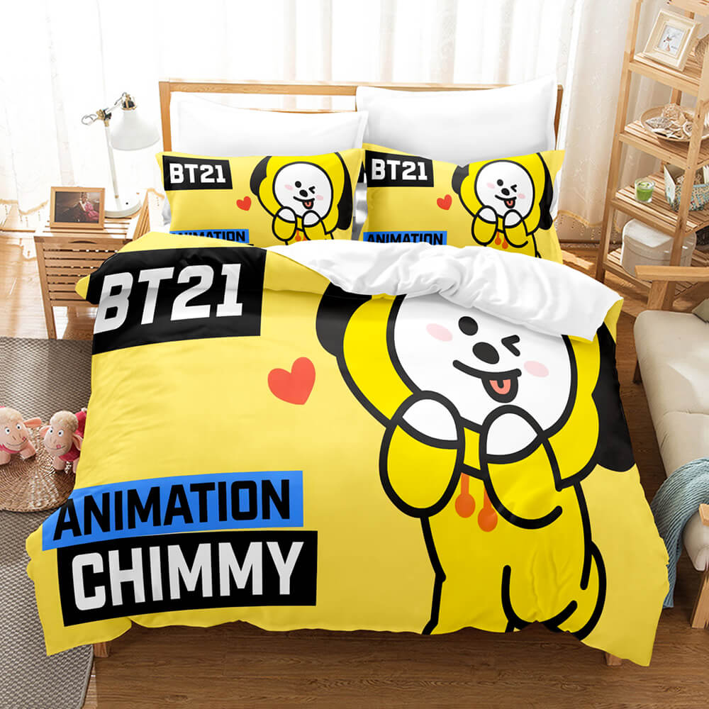 BT21BeddingSetDuvetCoverComforterBedSheets 10