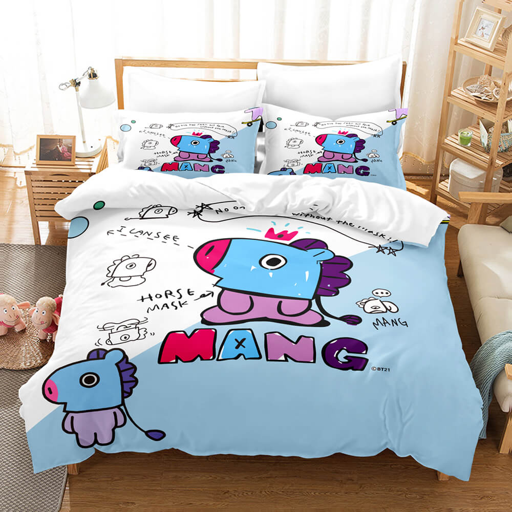 BT21BeddingSetDuvetCoverComforterBedSheets 13