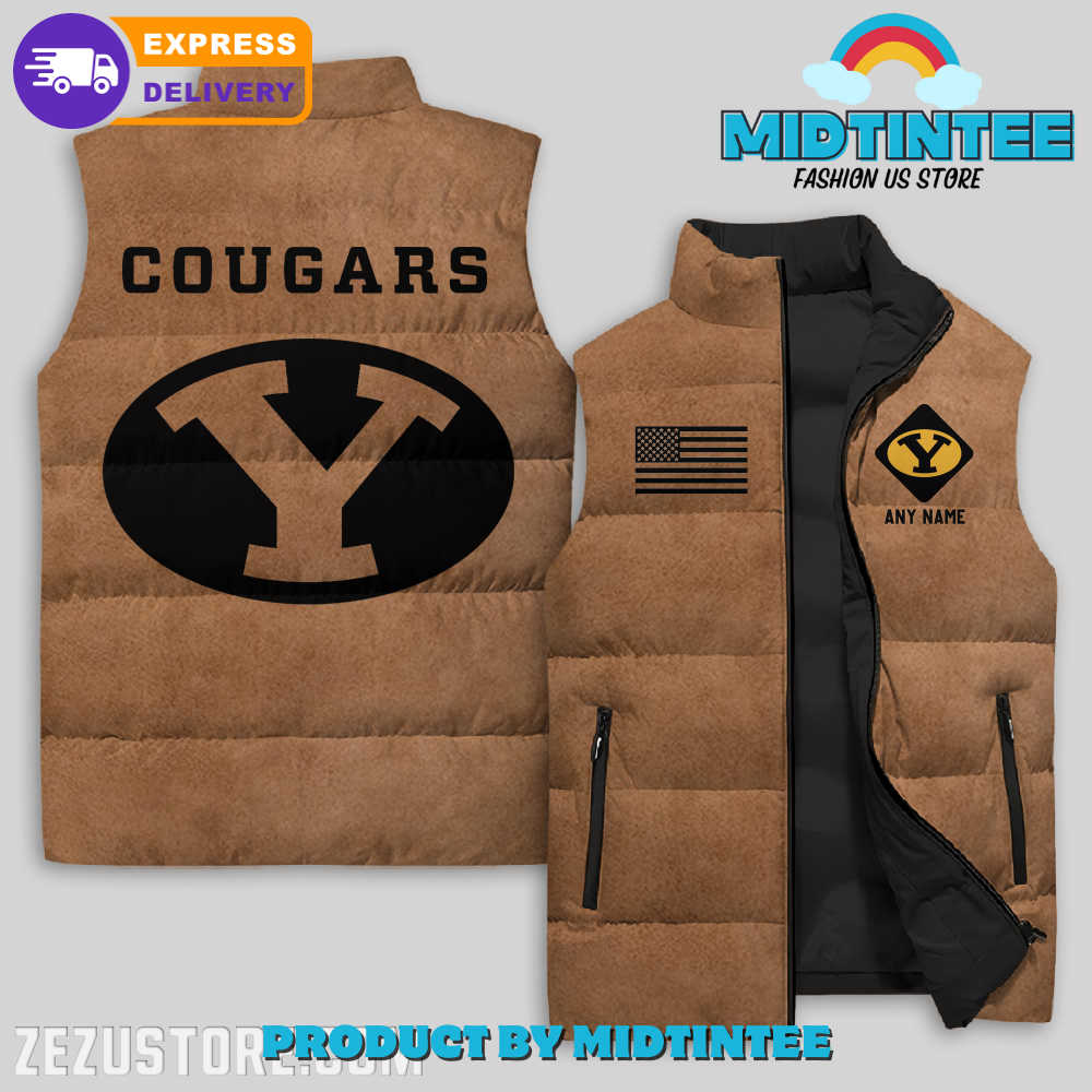 BYU Cougars NCAA Sleeveless Jacket 1 uVANF