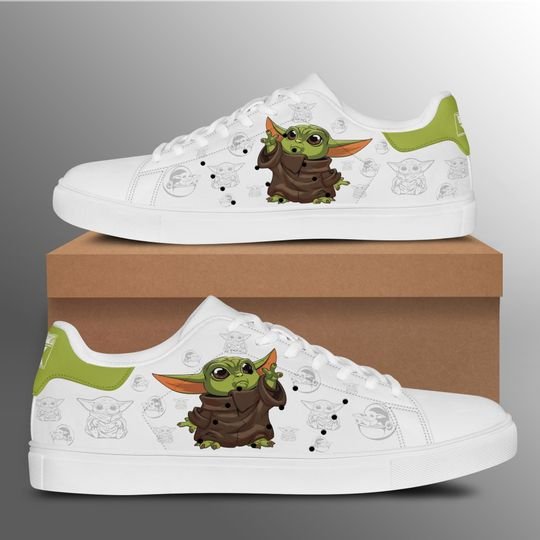 Baby Yoda Stan Smith Low Top Shoes1