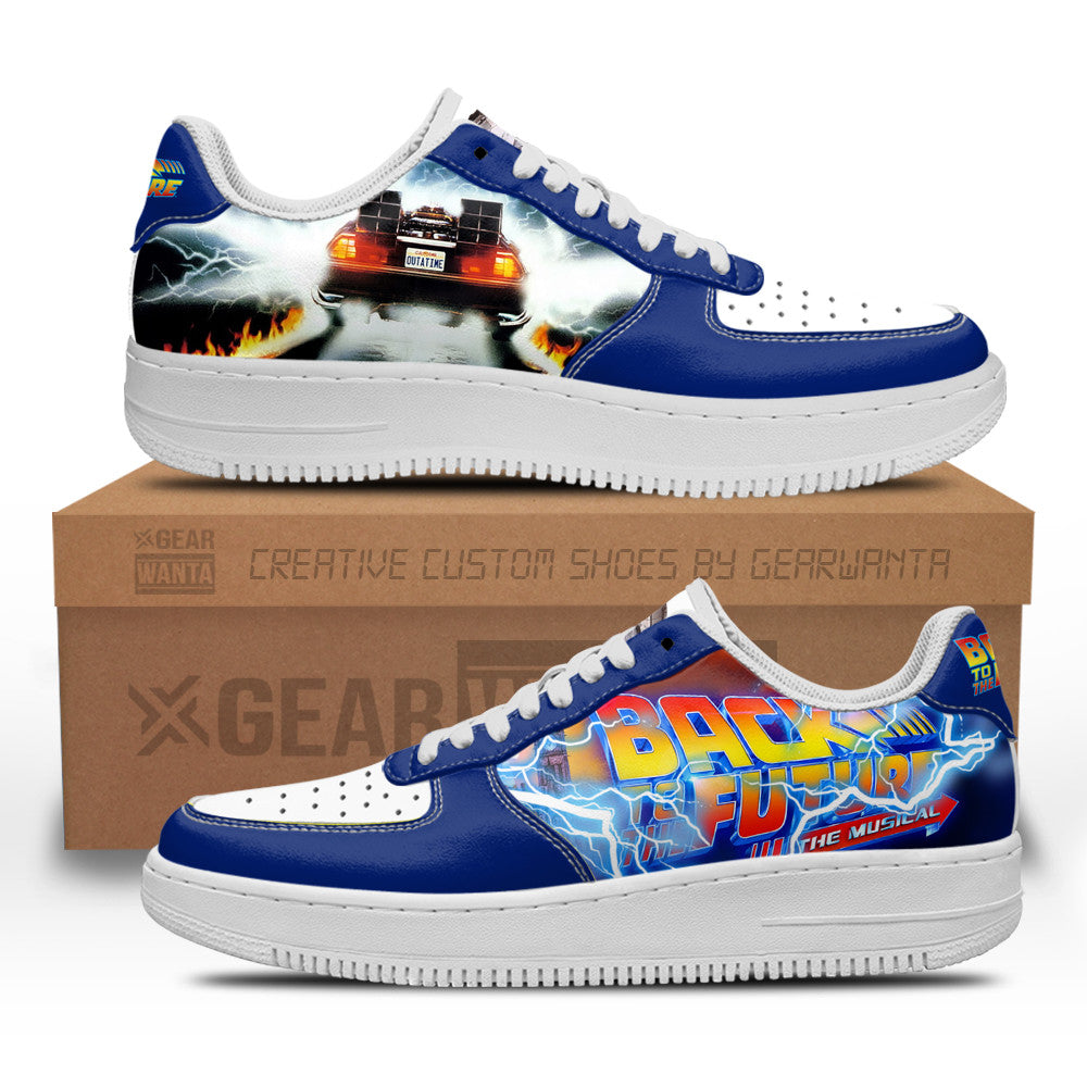 Back To The Future Custom Air Sneakers QD11 1 GearWanta