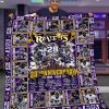 Baltimore Ravens 28th Anniversary 1996 2024 The Legend Fleece Blanket Quilt 1 OHDKI