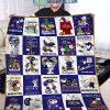 Baltimore Ravens Snoopy Funny Art For Chirstmas Fleece Blanket Quilt2B1 4iUfC