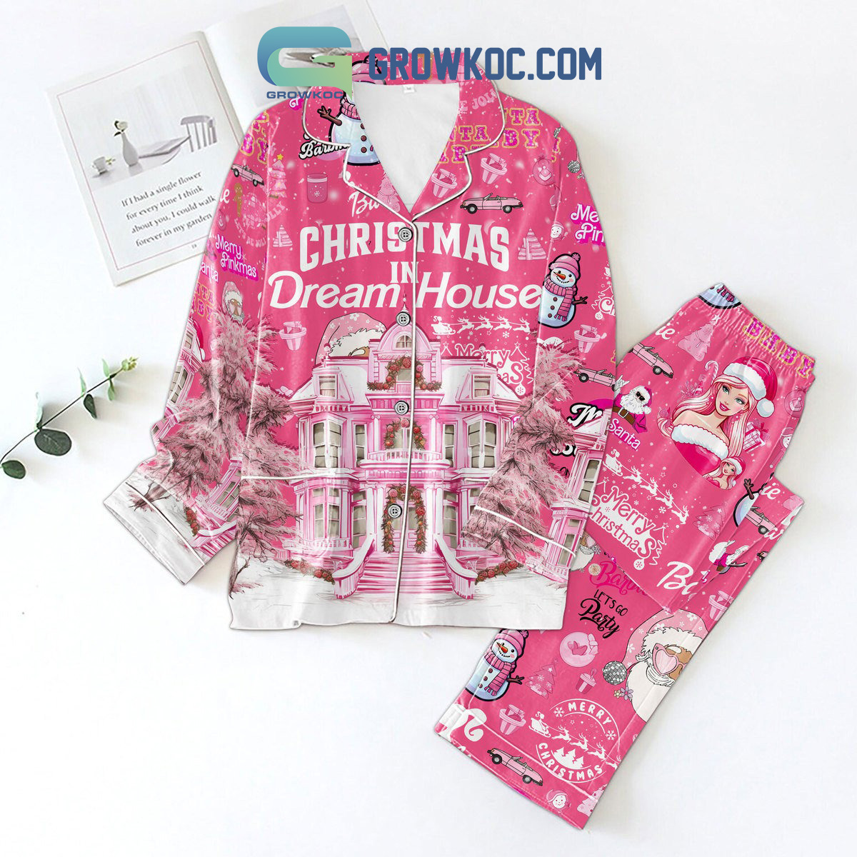 Barbie Christmas In Dream House Pajamas Set2B1 DHnJ3