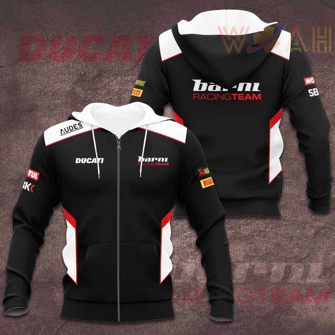 Barni Racing Team 3D Apparels Zip Hoodie