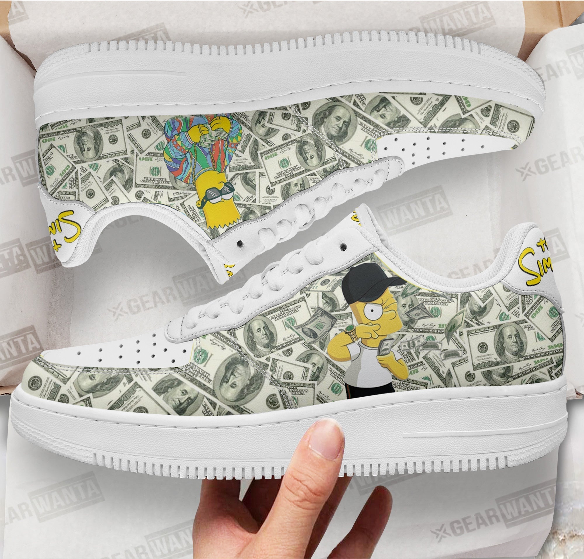 Bart Simpson Air Sneakers Custom Simpson Cartoon Shoes 1 GearWanta