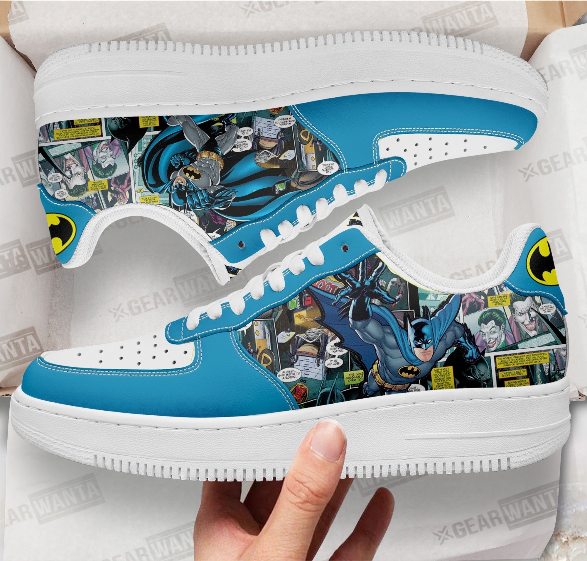 Batman Air Sneakers Custom Superhero Comic Shoes 1 GearWanta