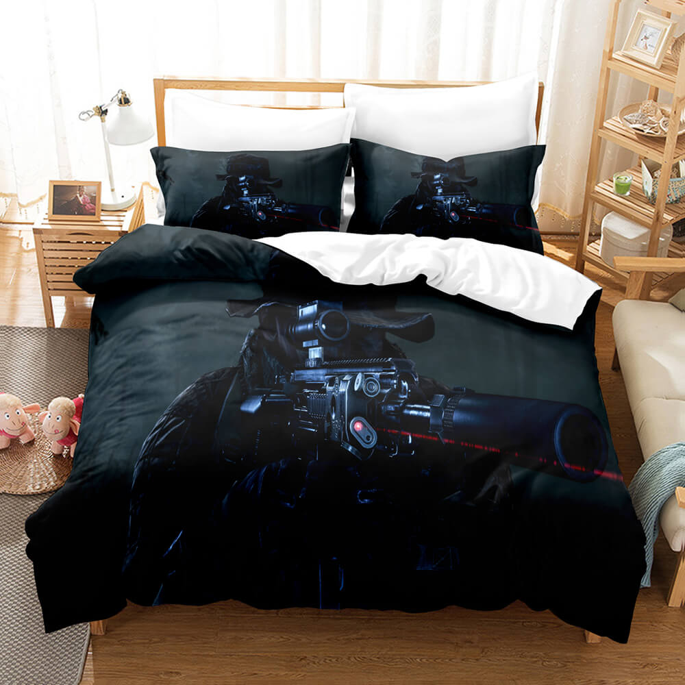 Battlefield3PieceBeddingSetsComforterDuvetCoversBedSheets 7