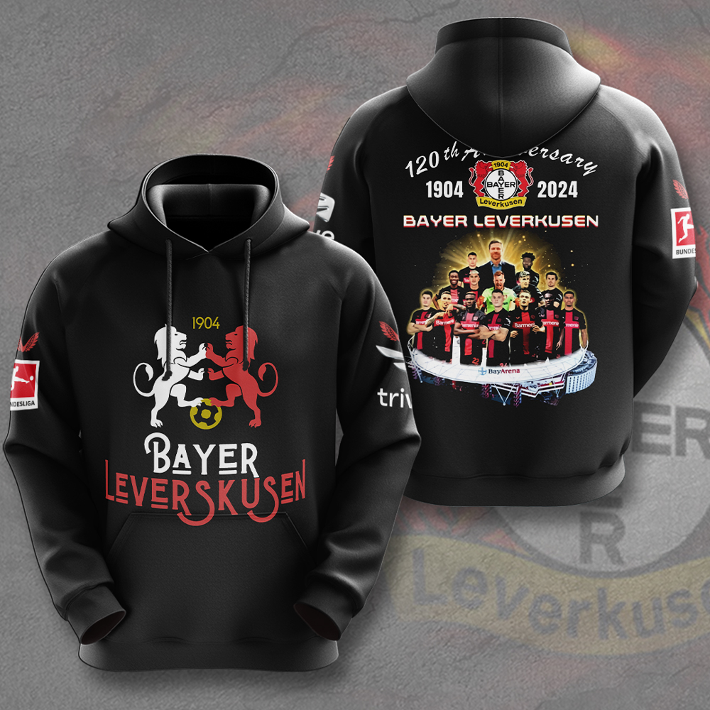 Bayer Leverkusen Hoodie HUANNM4667 BL1 Linh