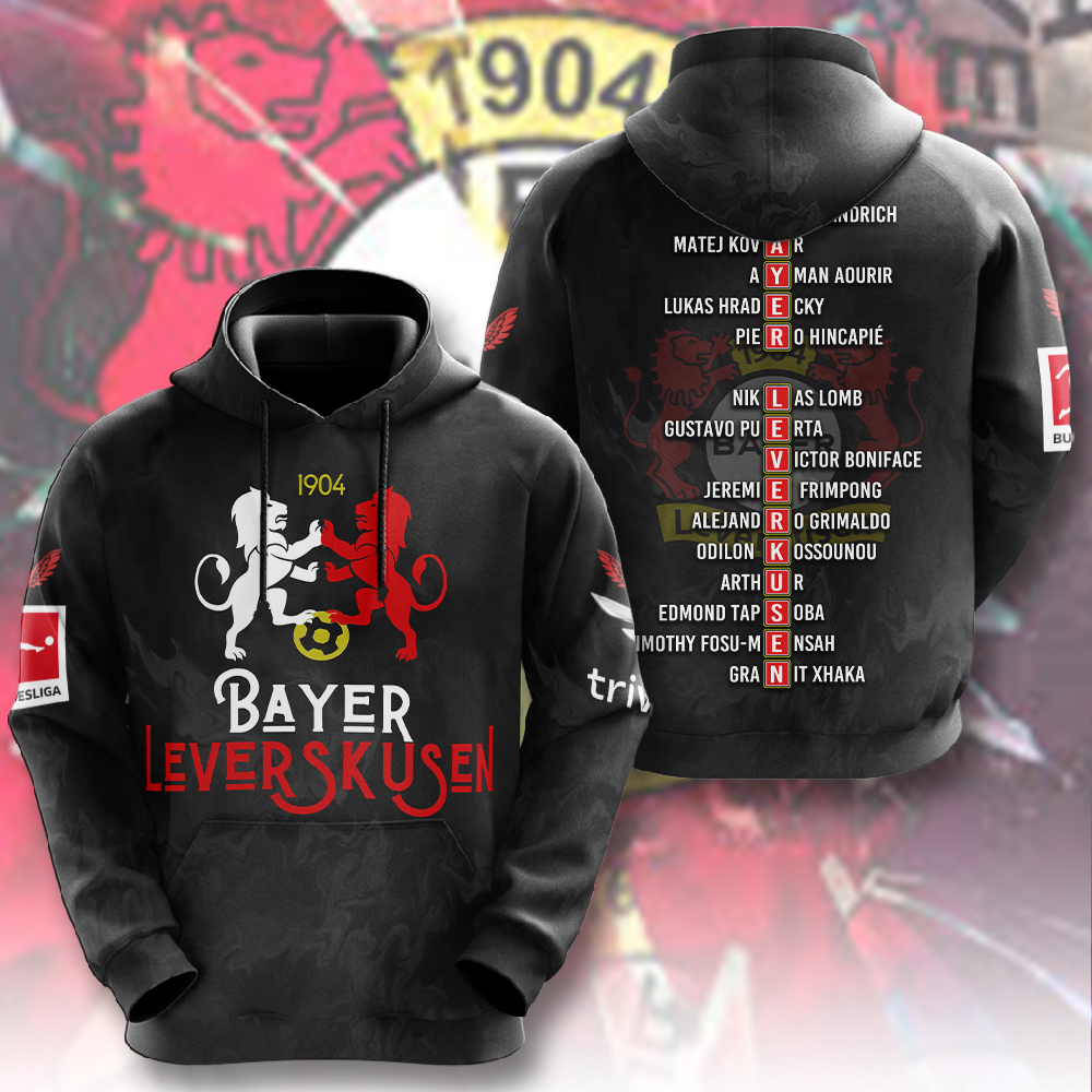 Bayer Leverkusen Hoodie HUANNM4676 BL1 Yuna