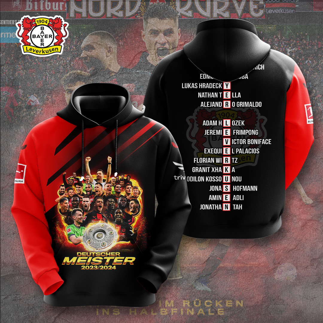 Bayer 04 Leverkusen Apparels TANTN5955 HOODIE