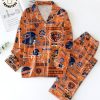 Beardown Dabears And Whoever Is Palying The Packers Mascot Design Orange Pijamas Set 802520 0