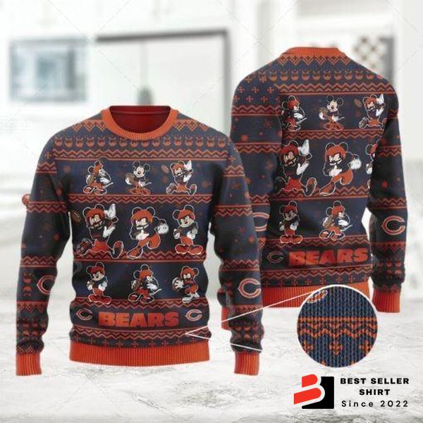 Bears Logo Chicago Ugly Christmas Sweater Custom Xmas Gift Holiday 1