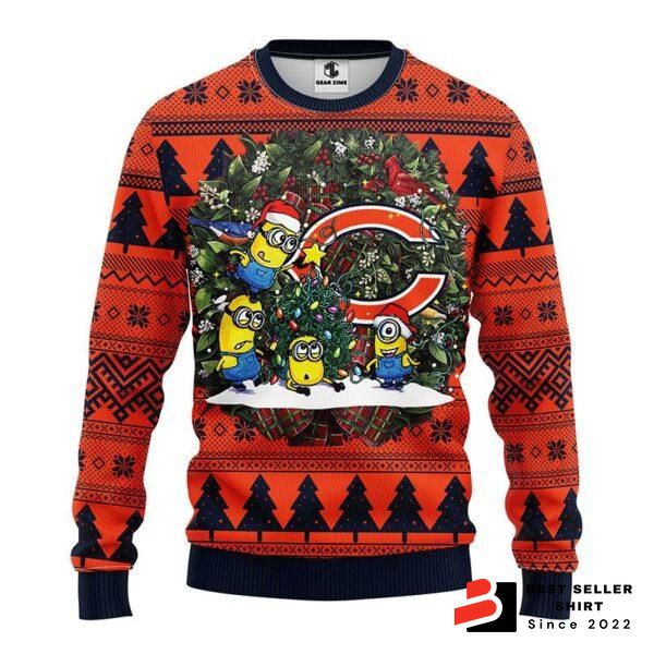 Bears Logo Chicago Ugly Christmas Sweater Xmas Gift Custom Men 1