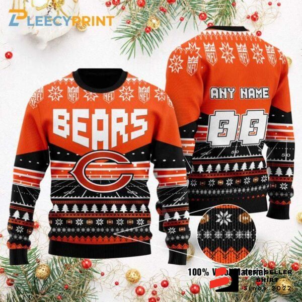 Bears Logo Chicago Xmas Gift Ugly Christmas Sweater Custom Best Gift 1