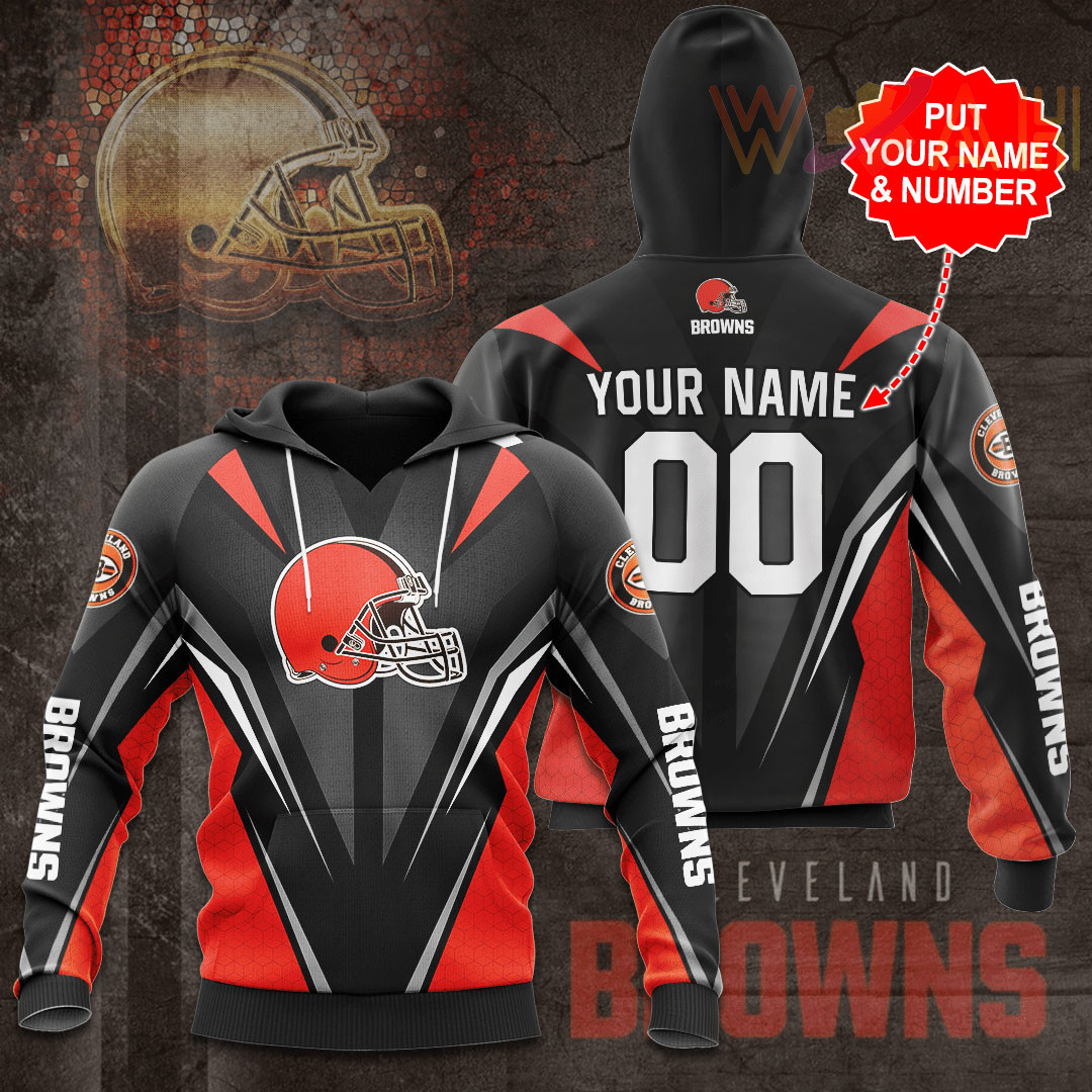 Best selling Cleveland Browns 3D hoodie 01