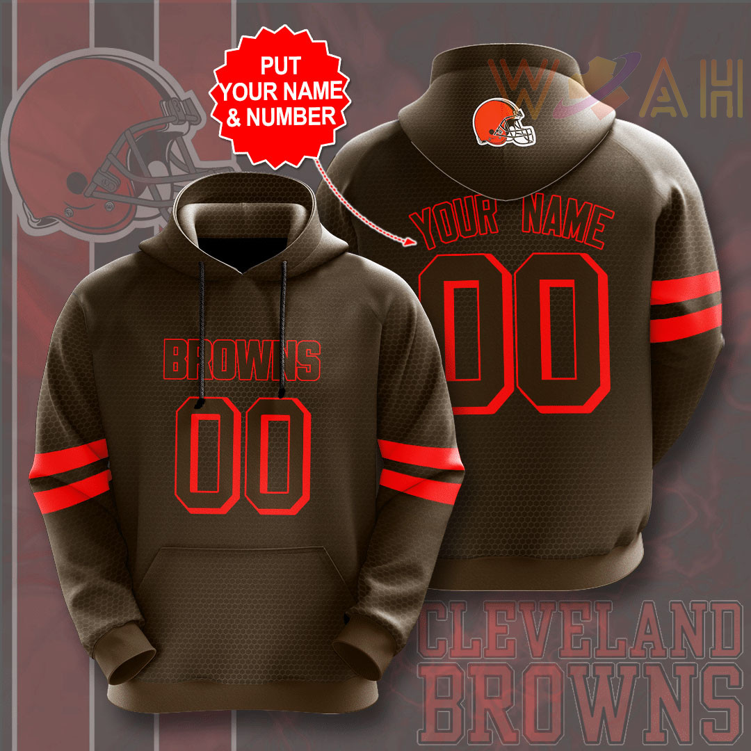 Best selling Cleveland Browns 3D hoodie 012