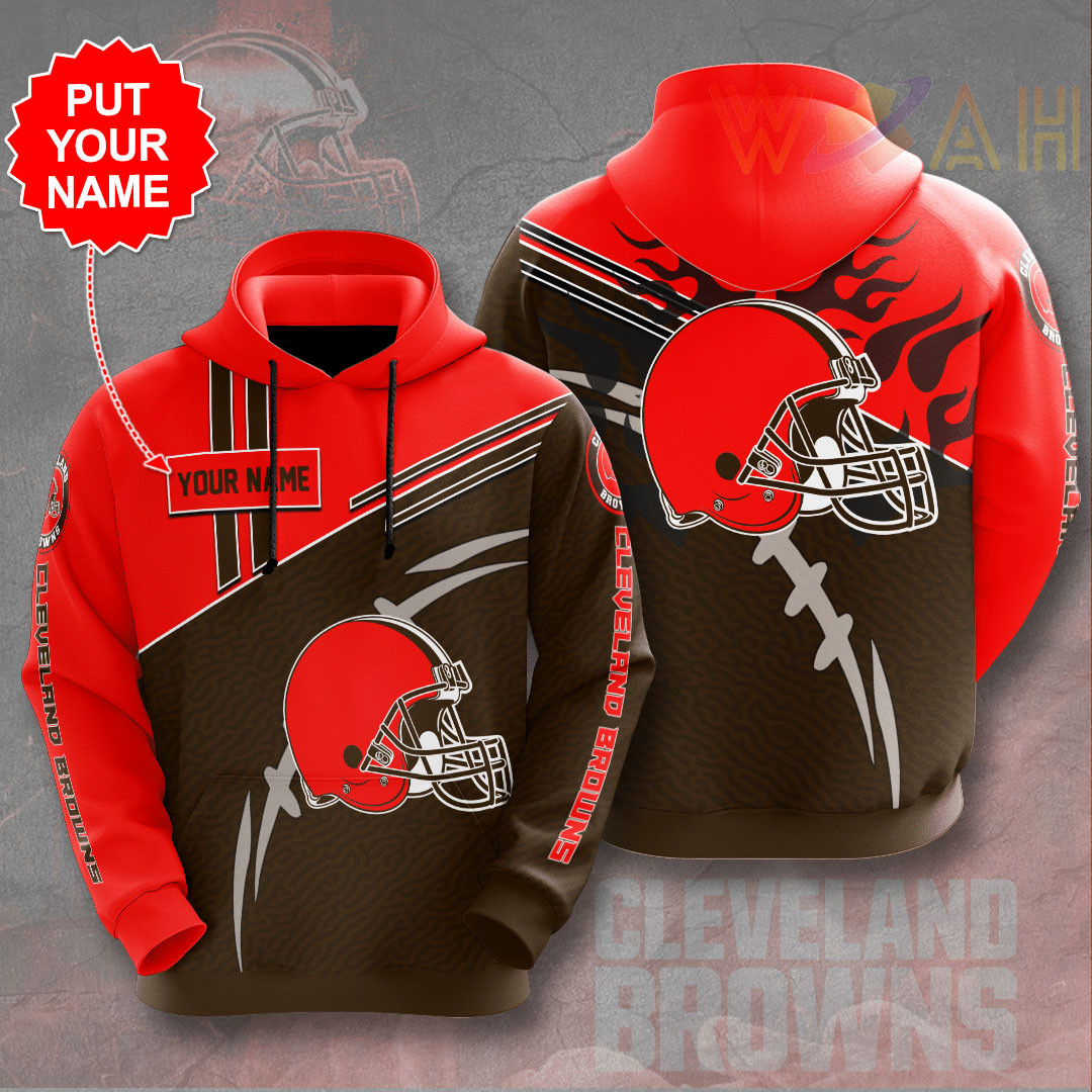 Best selling Cleveland Browns 3D hoodie 02