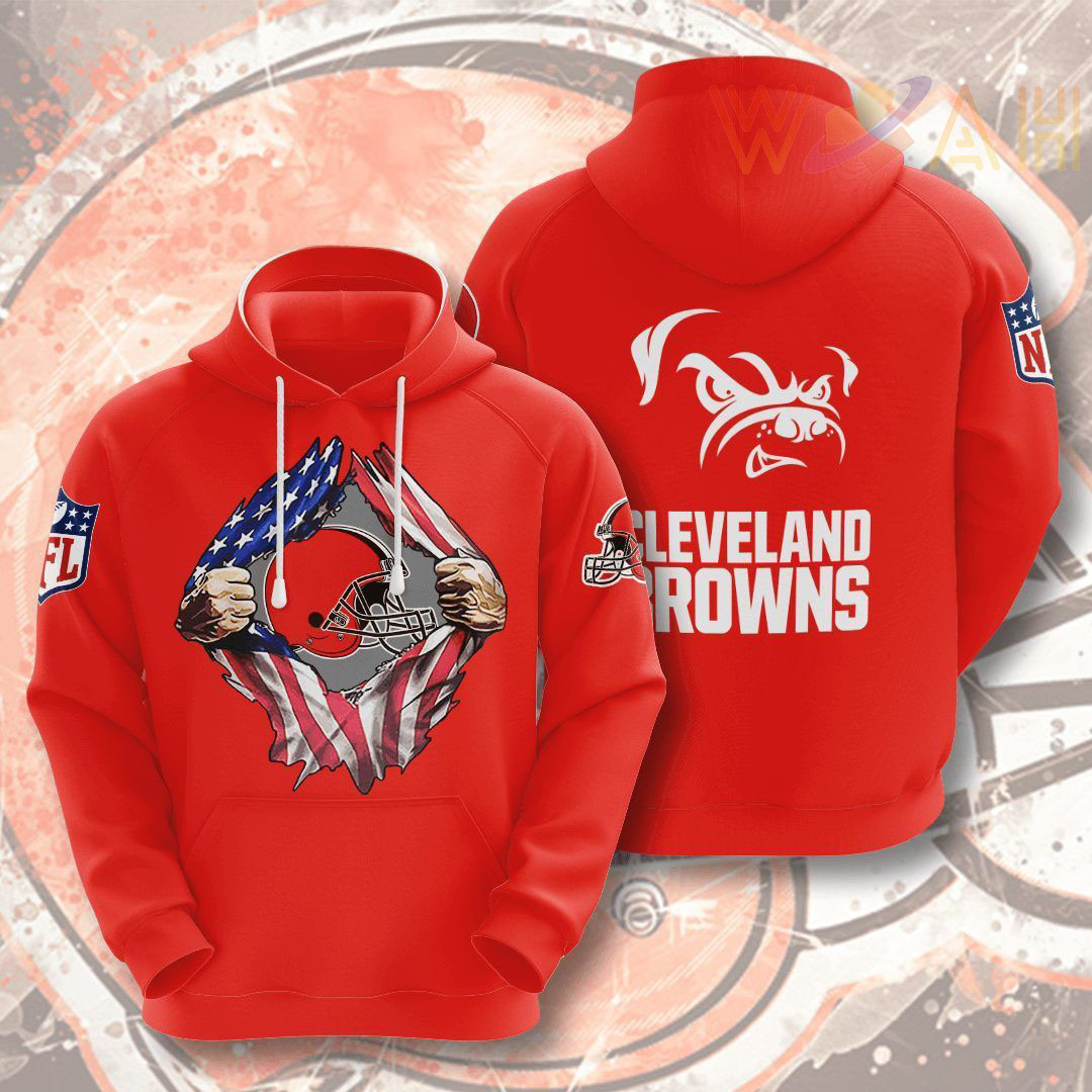 Best selling Cleveland Browns 3D hoodie 05