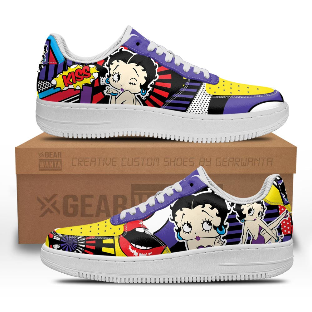 Betty Boop Air Sneakers Custom Shoes 1 GearWanta