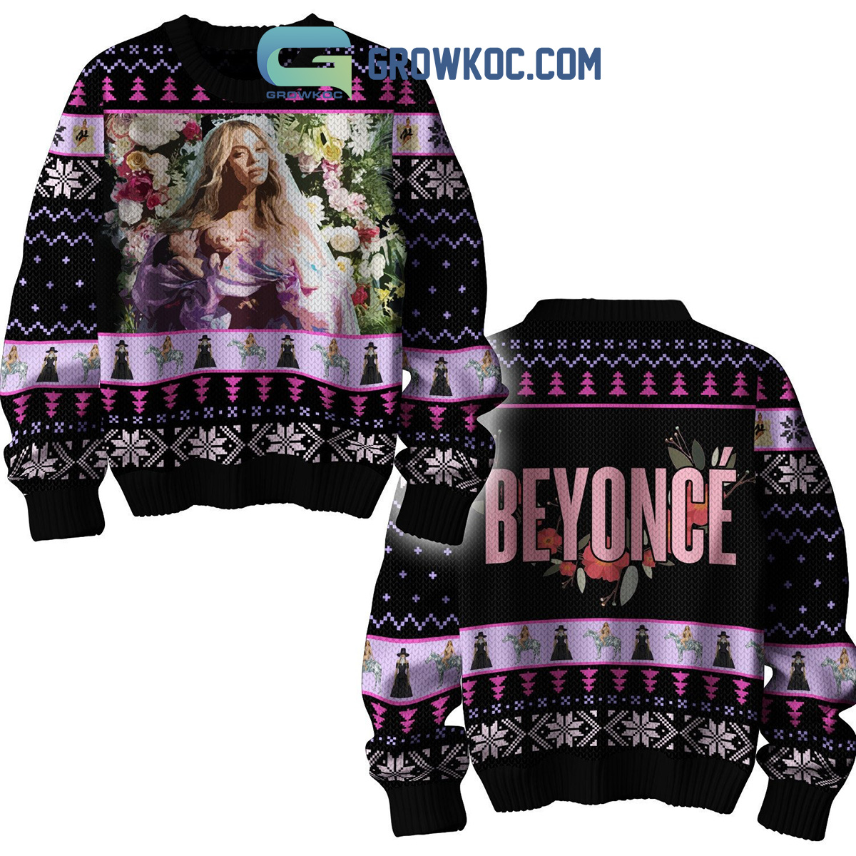 Beyonce Queen Bee Christmas Ugly Sweater2B1 WWEkO