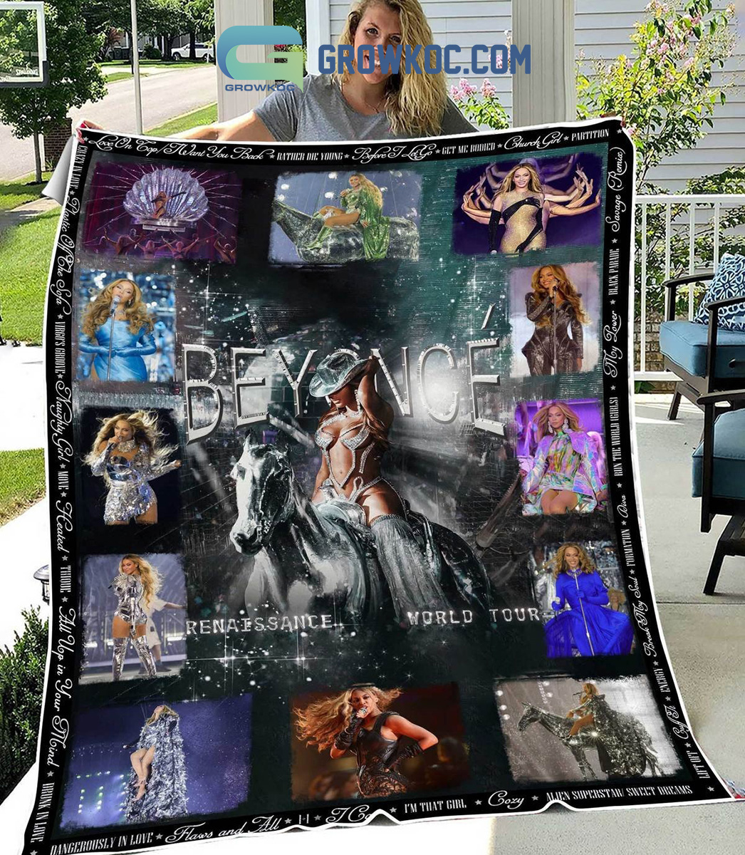 Beyonce Renaissance World Tour 2023 Fleece Blanket Quilt2B1 vhSkp