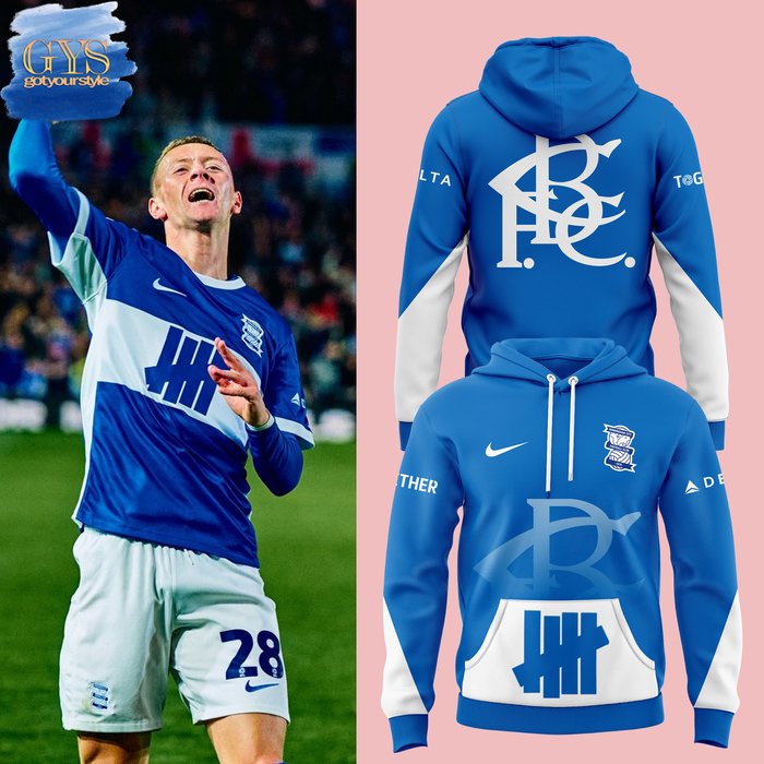 Birmingham City FC Undefeated 2024 Limited Hoodie 1