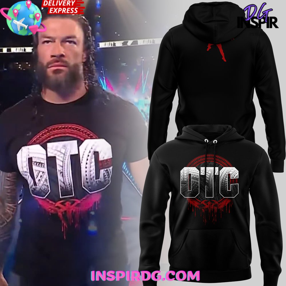 Black Roman Reigns OTC Hoodie 1