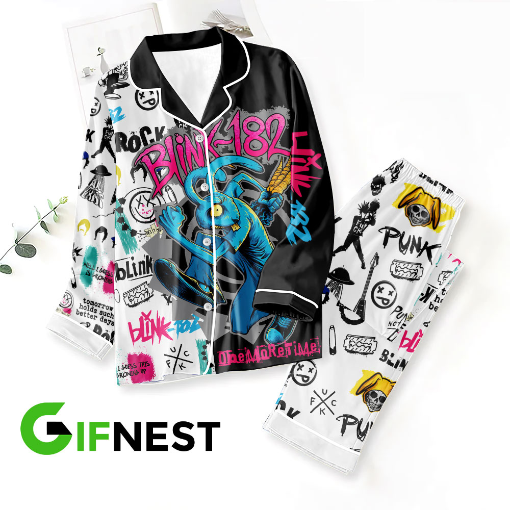 Blink 182 Button Down Pajamas VANDH1264