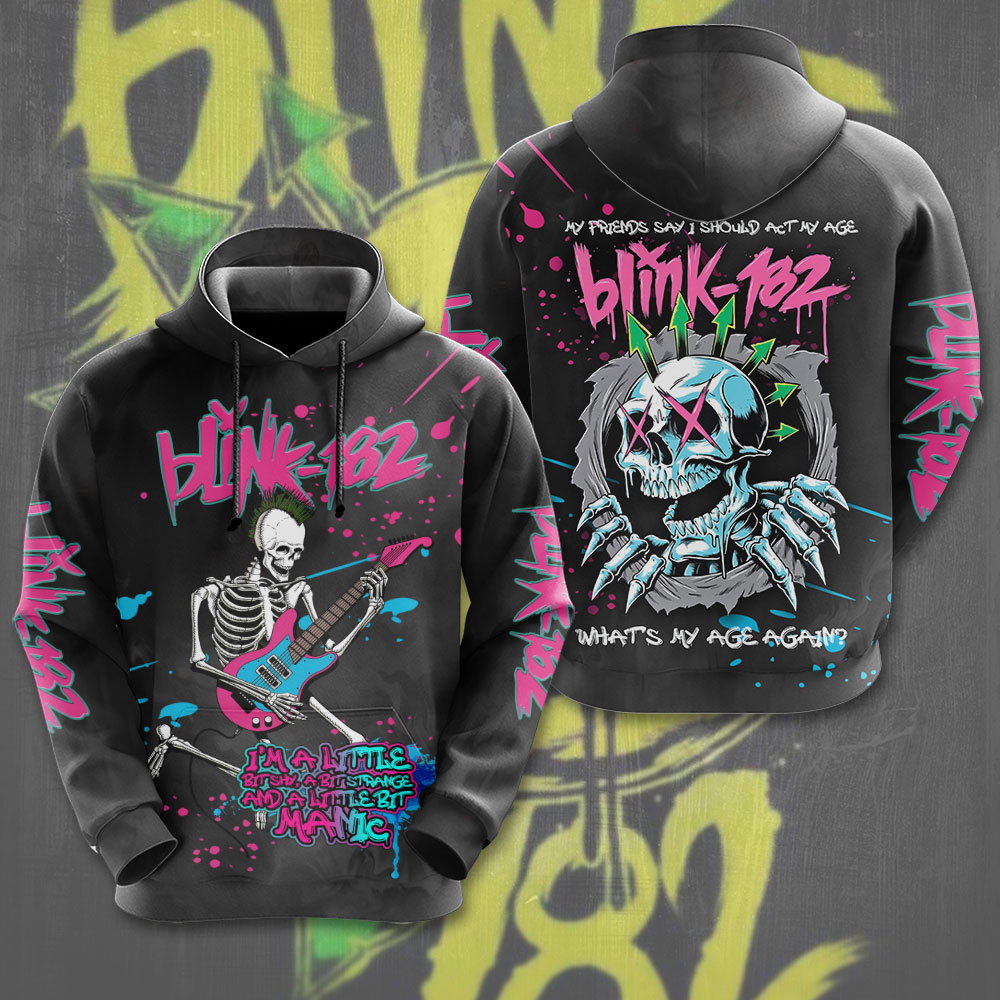 Blink 182 3D Apparels VANDH489 Hanh Hoodie