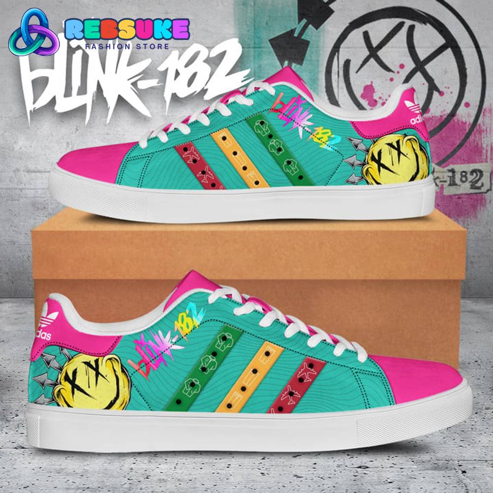 Blink182 American Band Adidas Stan Smith Shoes 1