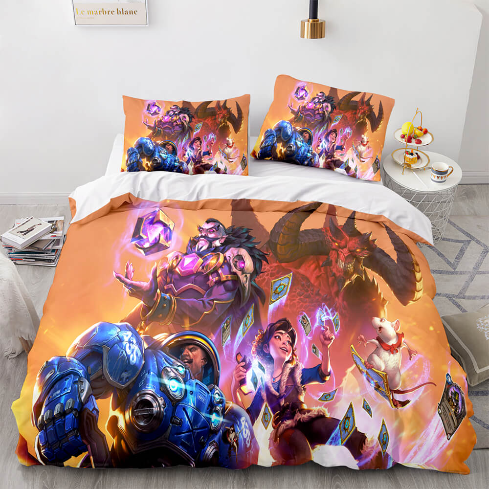 BlizzardStarCraftCosplayBeddingSetsComforterDuvetCoversSheets 3