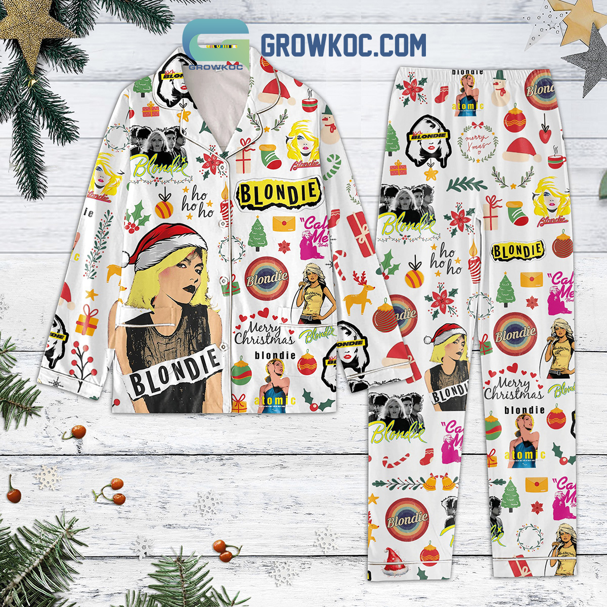 Blondie Merry Christmas Pajamas Set2B1 Oiu1t