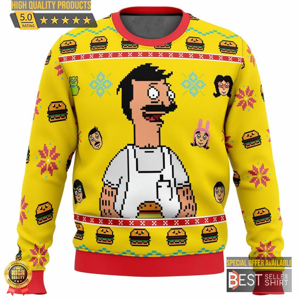 Bob Belcher Christmas Ugly Sweater Xmas Sweater Christmas Sweater 1