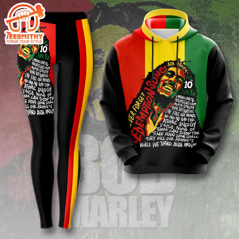 Bob Marley 3D Hoodie Leggings