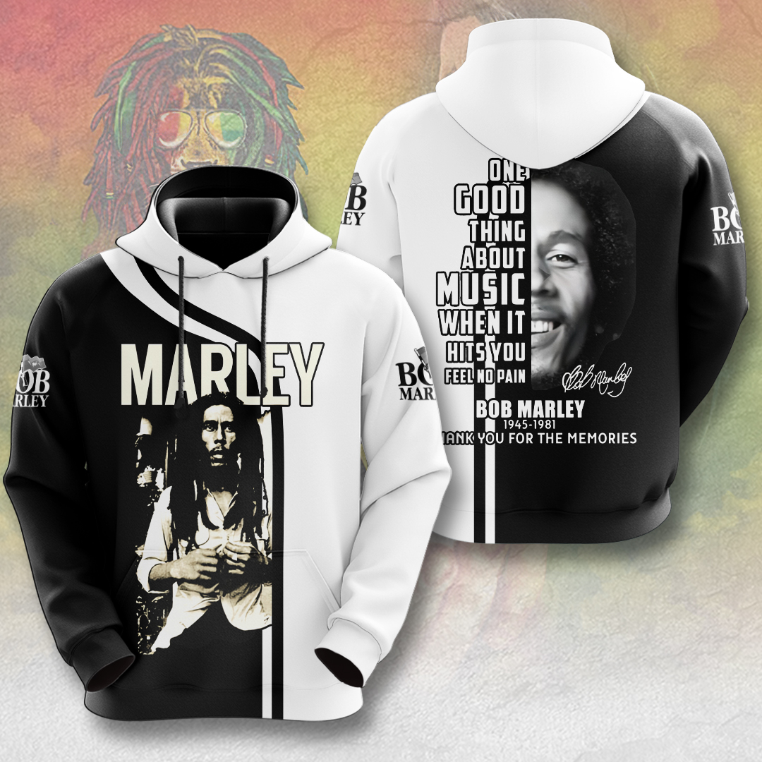 Bob Marley Hoodie HUANNM4102 BM1 Linh