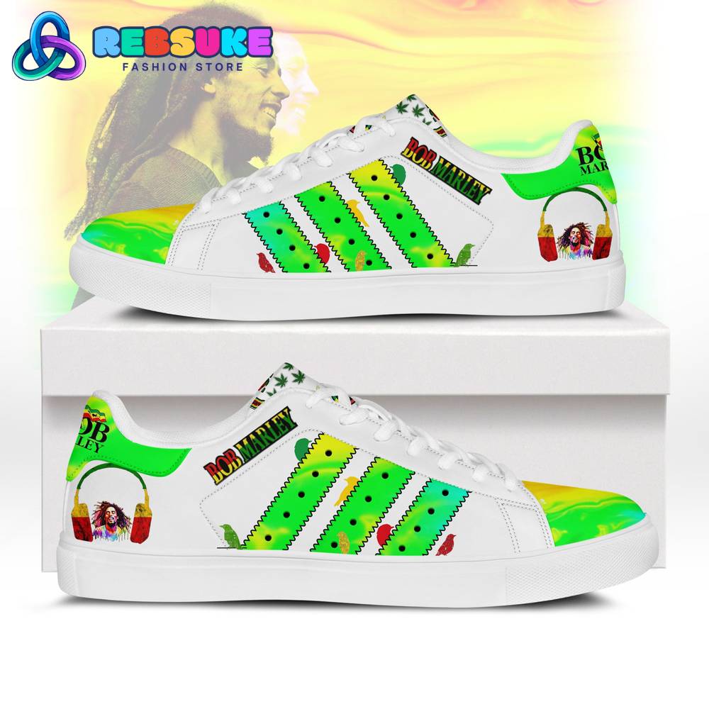 Bob Marley Jamaican Reggae Singer Stan Smith Shoes 1