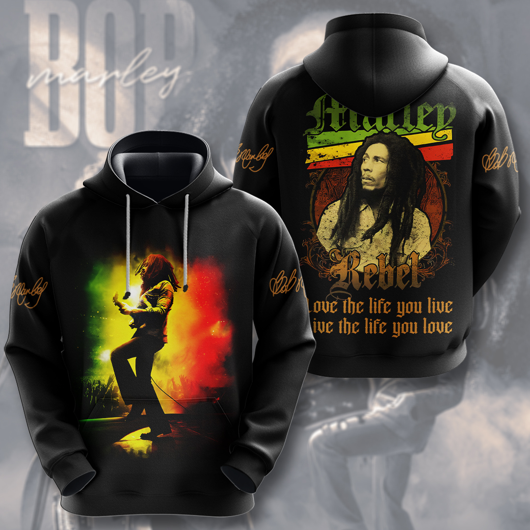 Bob Marley hoodie HUANNM4104 BM1 Yuna