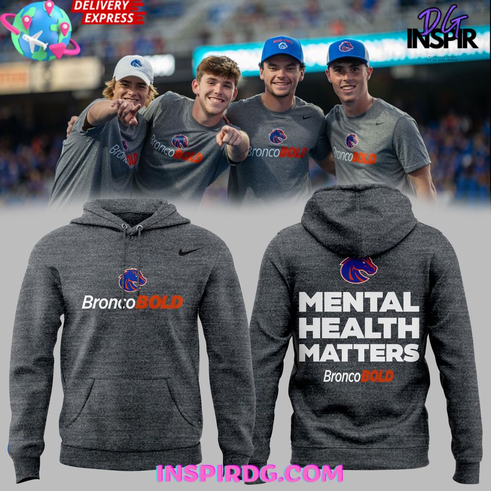 Boise State Broncos Mental Health Matters 2024 Hoodie 1