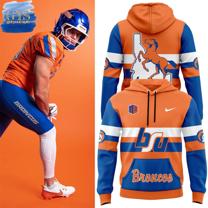 Boise State Broncos Throwback Hoodie 2024 1