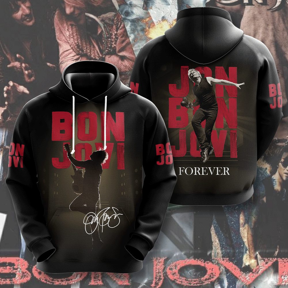 Bon Jovi 3D Apparel MAITM6842 hoodie